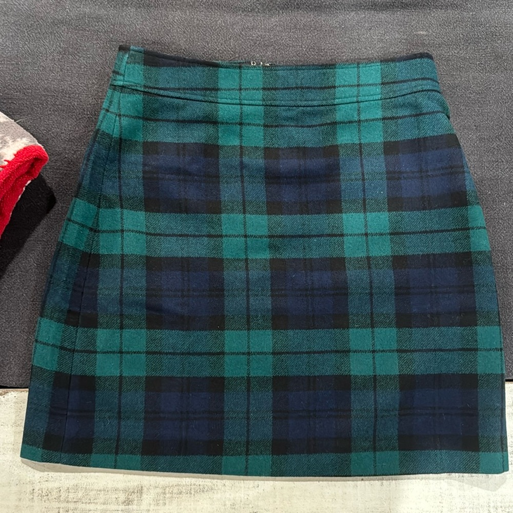 J. Crew new with tags plaid skirt size 6